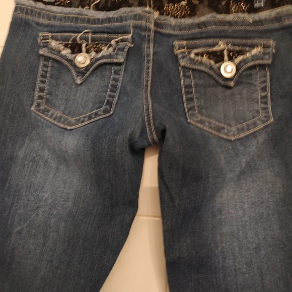 Classic Indigo Blue Boot Cut Jeans ECU - Picture 2 of 13
